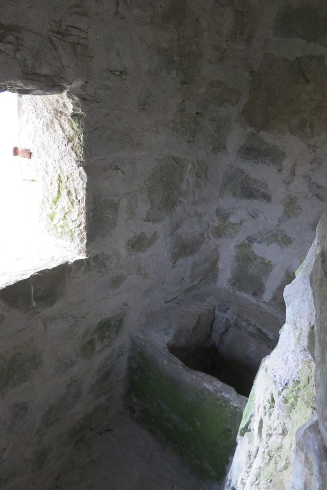 Garderobe in the Priors Vill at Kells Priory