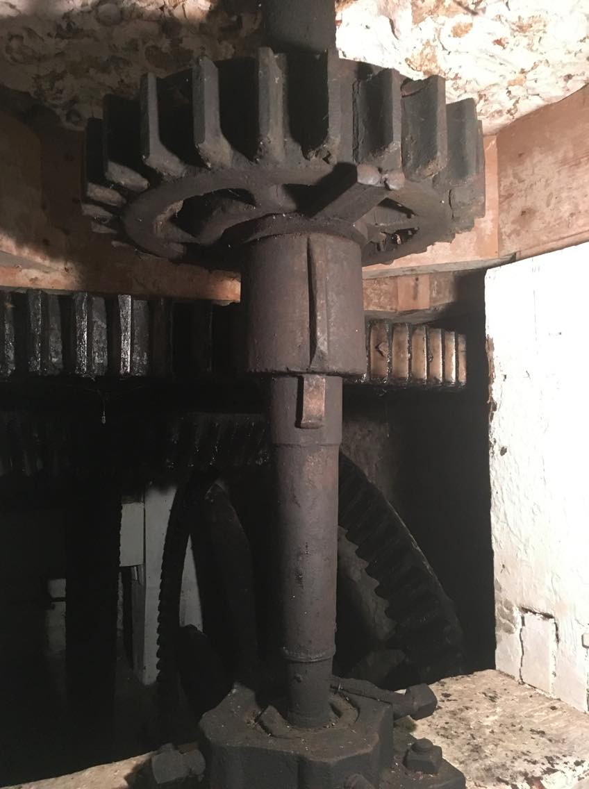 A gear system at Mullins Mill, Kells, Kilkenny.
